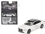 BMW i7 xDrive60 Mineral White Metallic Limited Edition 1/64 Diecast Model Car by Mini GT