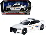 2023 Dodge Charger Pursuit Police Car "RCMP (Royal Canadian Mounted Police)" White "Law Enforcement and Public Service" Series 1/24 Diecast Model Car
