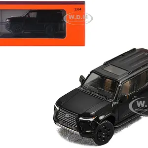 Lexus GX550 Black 1/64 Diecast Model Car by GCD