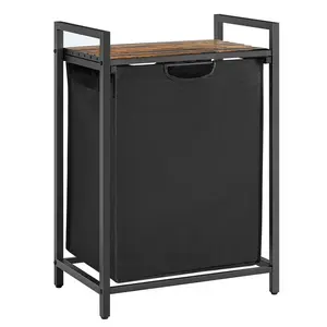 MID.YOU KOŠ NA PRÁDLO, hnědá, černá