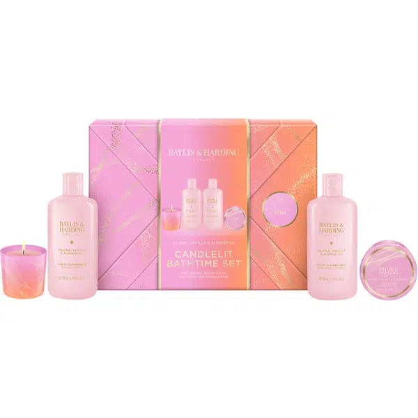 Baylis & Harding Jojoba, Vanilla & Almond Oil darčeková sada do kúpeľa