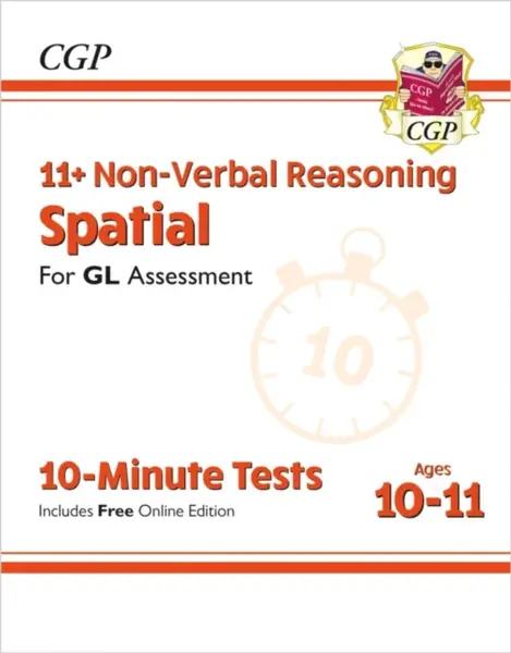 11+ GL 10-Minute Tests: Non-Verbal Reasoning Spatial - Ages 10-11 Book 1 (with Online Edition) - CGP Books