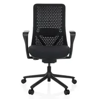 MID.YOU OTOČNÁ ŽIDLE, síťovina, černá