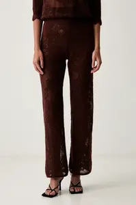 Twinset  kalhoty dámské s vlnou