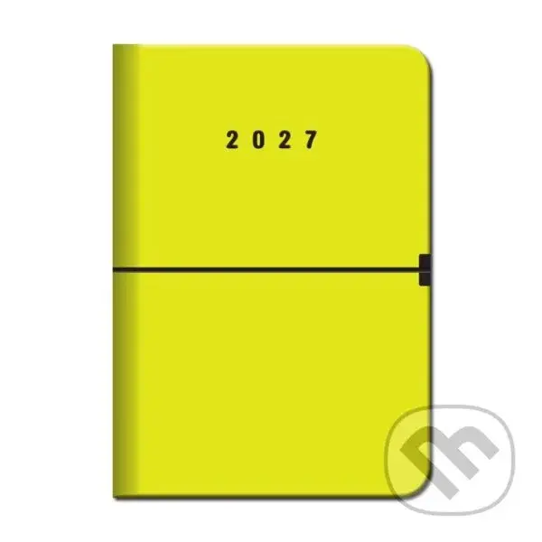 Týždenný diár CAPRI 2027 - neon