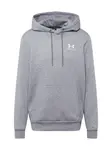 UNDER ARMOUR Športová mikina 'Essential'  tmavosivá / biela