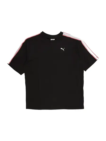 PUMA Tričko  melónová / čierna / biela