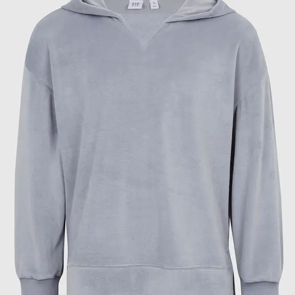 GAP Dětská mikina velur s kapucí - Holky