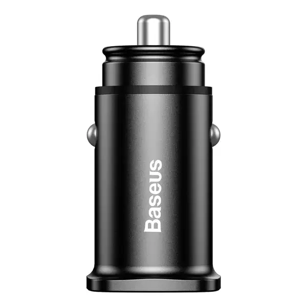 Baseus Square 2x USB QC 3.0 autonabíjačka, čierna