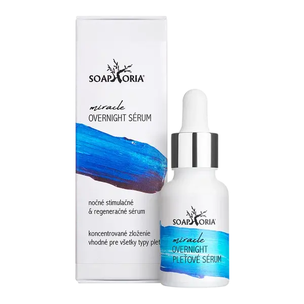 Soaphoria Miracle overnight nočné stimulačné & regeneračné sérum na všetky typy pleti