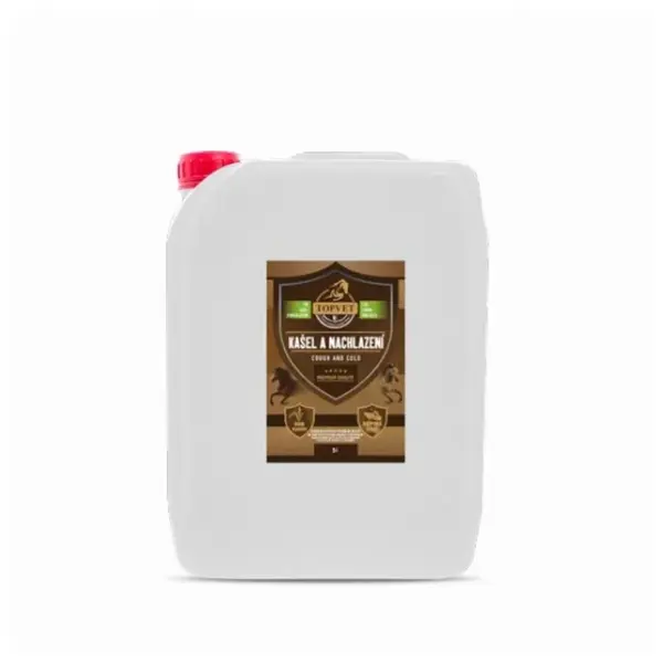 Sirup Kašeľ a nachladnutie pre kone 5000 ml - Green idea