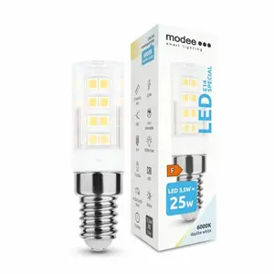 Modee Smart Lighting LED Special Ceramic keramická žiarovka E14 3,5W studená biela (ML-E14S6000K3.5W