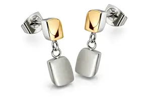Boccia Titanium Bicolor titanové náušnice 05014-02