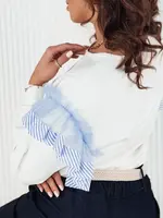 Dámská mikina bez kapuce FALGIT Barva Ecru DSTREET