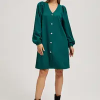 Šaty s nafouknutými rukávy