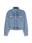 Calvin Klein Jeans Prechodná bunda  modrá denim