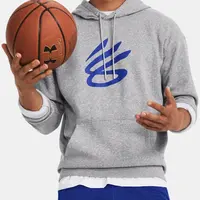 Under Armour Mikina Curry Splash Hoodie-GRY - Pánské