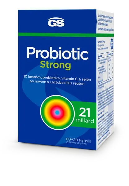 GS Probiotic Strong 60 + 20 kapsúl