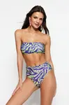 Bikini set Trendyol TBESS22BT0018/Blue-Multicolor
