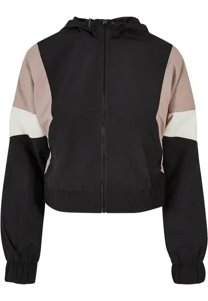 Urban Classics Prechodná bunda  telová / čierna / biela