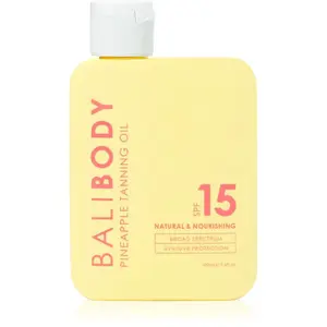 Bali Body Pineapple Tanning Oil olej na opalování SPF 15 100 ml