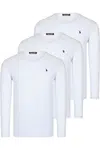 Pánské triko 3pack dewberry