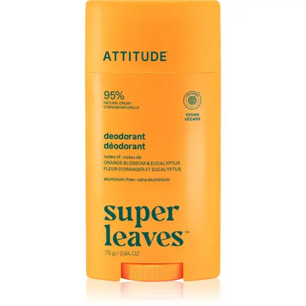 Attitude Super Leaves Natural Deodorant deodorant Orange Blossom & Eucalyptus 75 g
