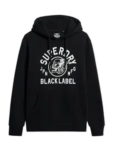 Superdry & Co Mikina  čierna / biela