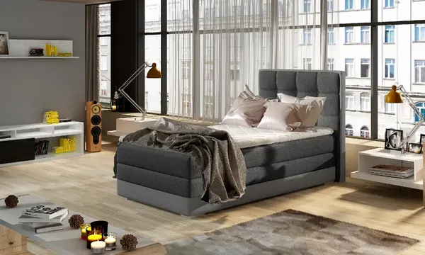 Boxspring Aster 90 látka: Inari 96/ Soft 29, Varianta: Levá