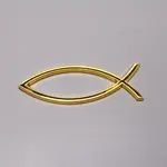 ABS Plastic Fish Decal Sticker