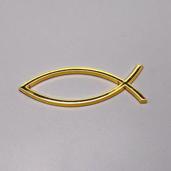 ABS Plastic Fish Decal Sticker