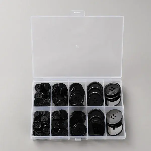 100Pcs 2-Hole Resin Buttons