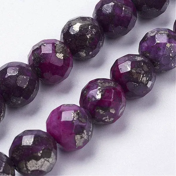 Natural Pyrite Beads Strands