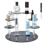 8-Tier Flat Round Acrylic Minifigures Organizer Display Risers