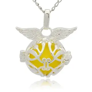 Silver Color Plated Brass Cage Pendants