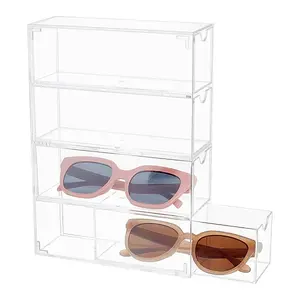 4-Tier Rectangle Acrylic Drawer Box