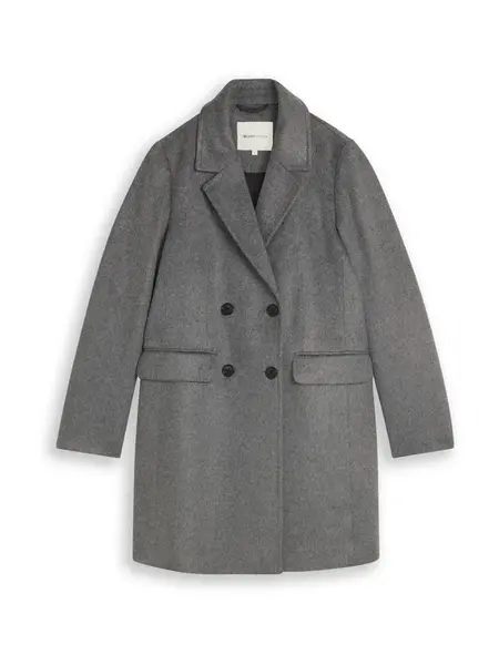 TOM TAILOR DENIM Prechodný kabát  tmavosivá