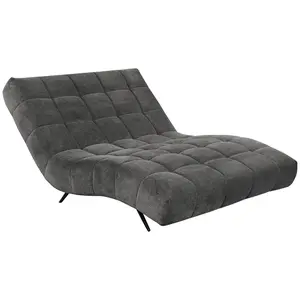 MID.YOU RELAXAČNÍ VÁLENDA, textil, tmavě šedá