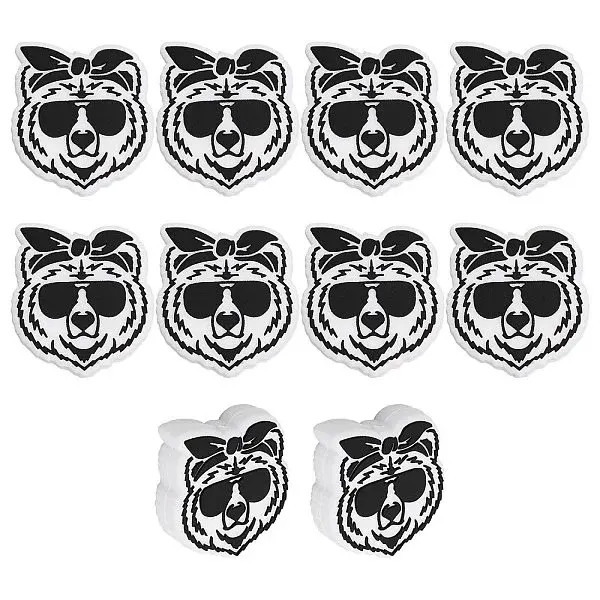 10Pcs Food Grade Eco-Friendly Silicone Beads
