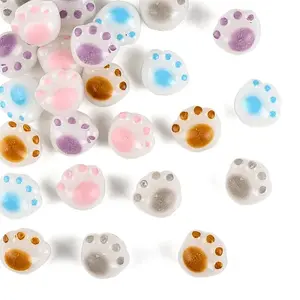 25Pcs 5 Colors Opaque Acrylic Beads