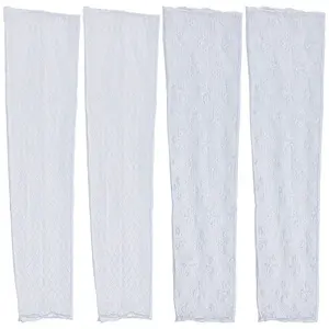 2 Pairs 2 Style Elegant Flower Pattern Polyester Lace Arm Sleeves