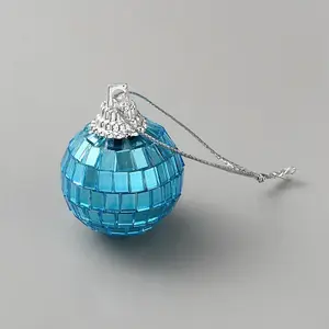 Glass & Foam Disco Ball Pendant Decorations