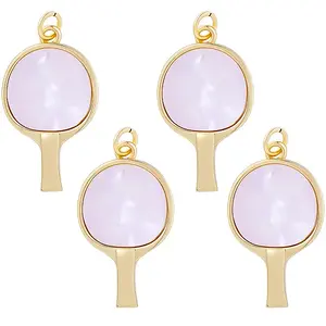 4Pcs Natural Shell Pendants