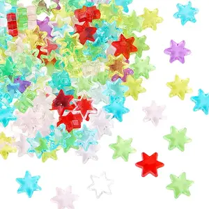 160Pcs Transparent Plastic Beads