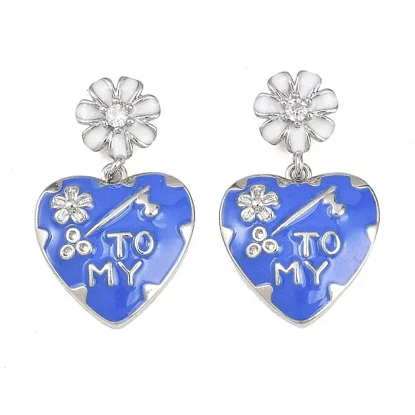 Brass Micro Pave Clear Cubic Zirconia Pendants