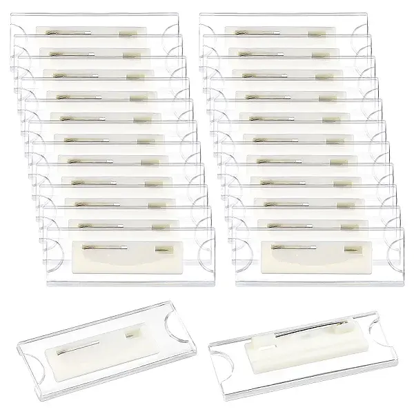 36Pcs Acrylic Brooch Findings