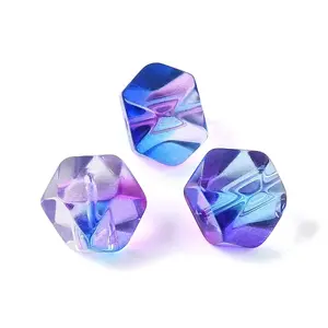 Baking Paint Transparent Glass Beads