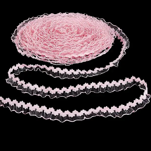25M Polyester Elastic Lace Trim Ribbons