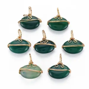 Natural Agate Pendants