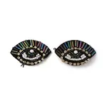 Eye Handmade Glass Beaded Appliques